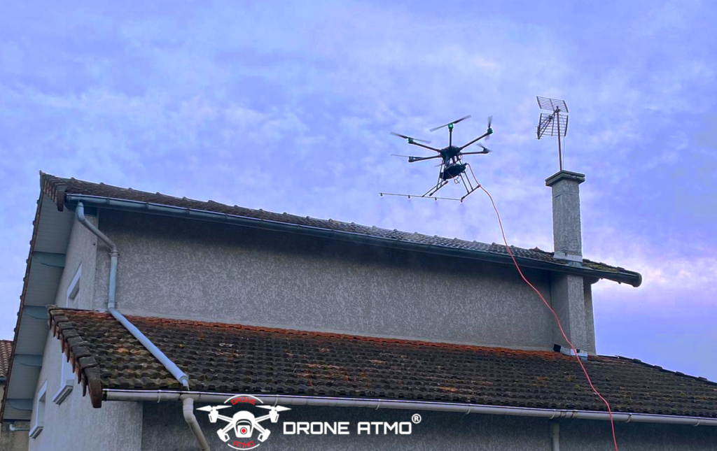 nettoyage toiture drone